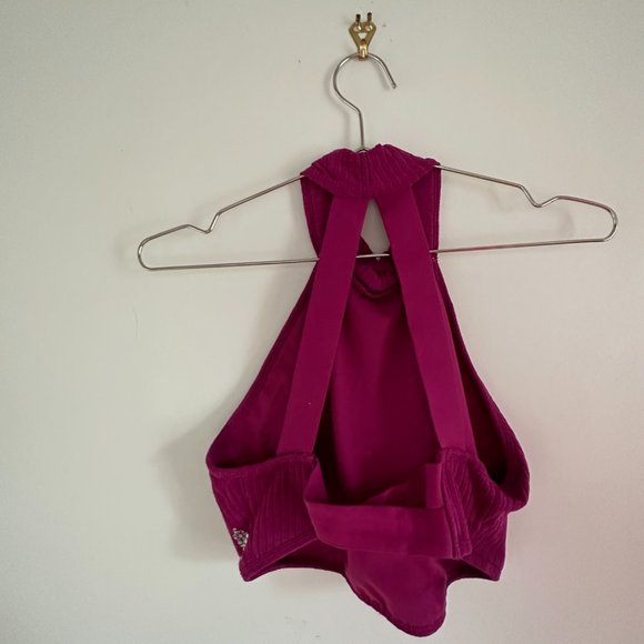 Raspberry Pink Free People Crop Top - Picture 2 of 3